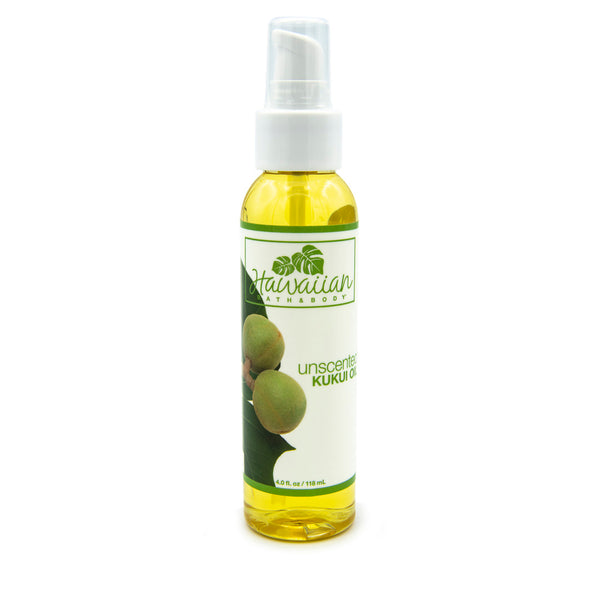 ハワイアン・ククイナッツオイル 無香料 Unscented Kukui Oil 4oz (118mL)